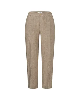 Mac Leinenhose 7/8 Nora beige 44 - Mac - FashionsVida