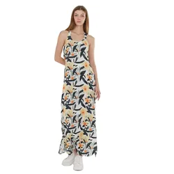 Vestito Lungo Senza Maniche Penelope Tropical Green L