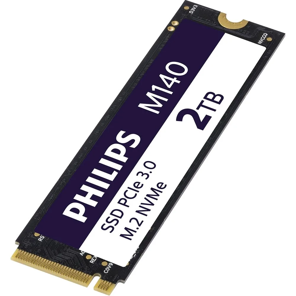 Disco SSD interno M140, 2TB NVMe PCIe Gen 3 M.2 2280 - Philips - FashionsVida