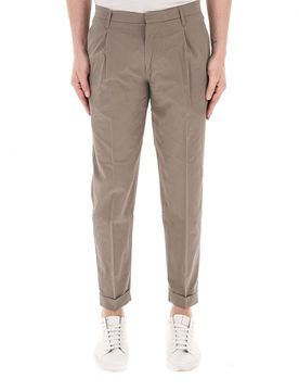 QB24 Pantalone con pinces BEIGE 48