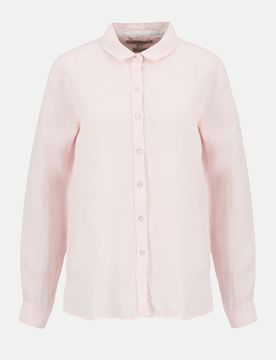 Barbour Leinenbluse Marine Rosa 38