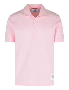 Thom Browne Polo in cotone rosa