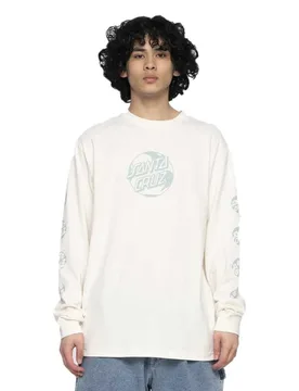 T-shirt à Manches Longues Planet Dot Front Moss M - Santa Cruz - FashionsVida