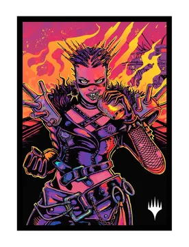 MTG Aetherdrift Deck Protector Sleeves Borderless Racer featuring Far Fortune, End Boss (100) - Ultra PRO - FashionsVida