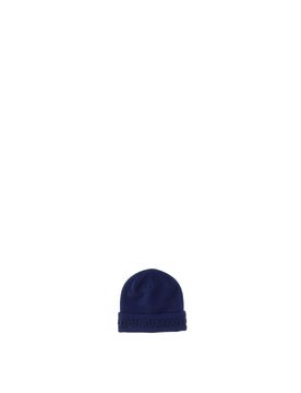 Berretto misto lana BABY BLU NOTTE M