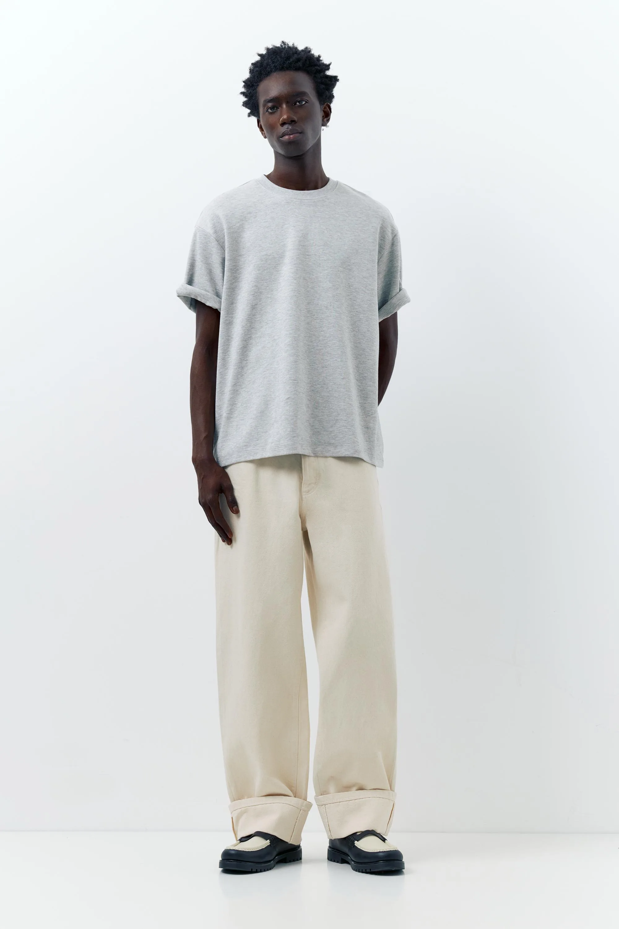 Straight-Leg Selvedge Jeans (Size: ) - Pull&bear - FashionsVida