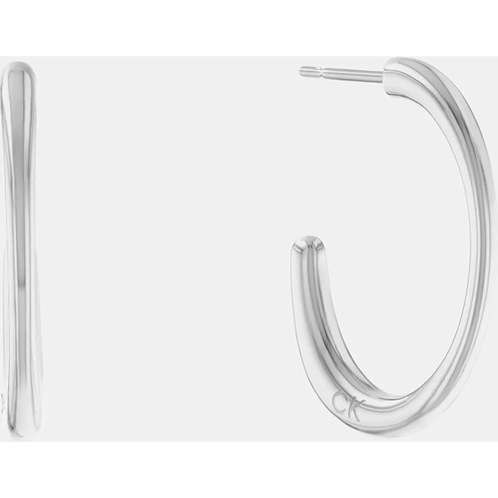 Pendientes Playful Organic Shapes de acero - Calvin Klein - FashionsVida