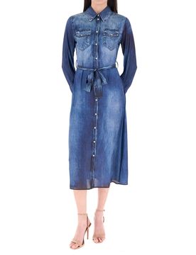 Abito chemisier denim BLU 44