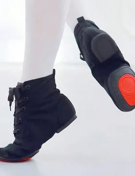 Par de botas de baile de jazz de caña alta para adultos, zapatos de práctica de baile de suela blanda para exterior/interior, nuevo estilo, múltipl - Shein - FashionsVida