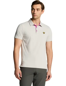 Lyle Polo Contrast Placket, beige xxl - Scott - FashionsVida