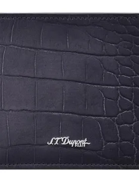 Cartera de piel grabada con logotipo - S.T. Dupont - FashionsVida