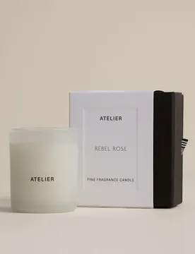 Rebel Rose Scented Votive Candle Black Mix - M&S - FashionsVida