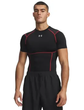 T-shirt à Manches Courtes Heatgear Elite Comp Black / Reflective XS