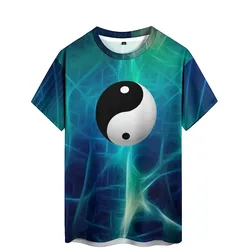 Cool, Stylish, Men's 3D Printed Short-sleeved T-shirts, Soft and Comfortable Fabric, and Holiday Gift T-shirts