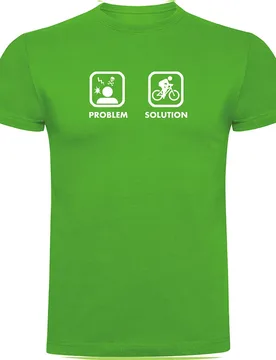 T-shirt à Manches Courtes Problem Solution Bike - Kruskis - FashionsVida