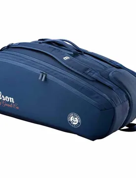 Roland Garros 2026 Sessionsoire 15pk Racket Bag Navy / Clay One Size - Wilson - FashionsVida