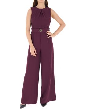 Jumpsuit smanicata BORDEAUX M