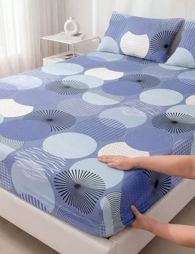 Pieza Sábana ajustada suave y cómoda, funda protectora de colchón, suave para la piel, para uso en todas las estaciones, resistente al polvo y al d - Shein - FashionsVida