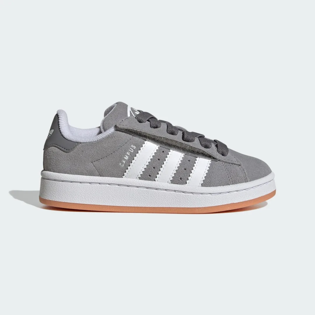 Scarpe Campus 00s Comfort Closure Elastic Lace bambini 32 Grey Three / Cloud White / Cloud White - Adidas - FashionsVida