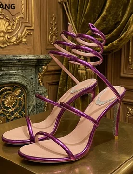 Summer High Heels Gladiator Sandals Women Open Toe Ankle Strap Chunky Heel Shoes Sexy Evening Party Dress Heels - Aliexpress - FashionsVida