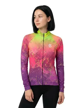 Maglia A Maniche Lunghe Motion Z6 Neon Lava Blend