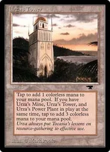 Urza's Tower (Shore) Antiquities - Magic: The Gathering - FashionsVida