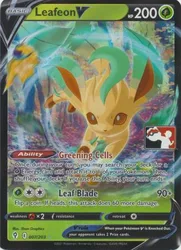 Pokemon Evolving Skies 007/203 Leafeon V (Prize Pack League Promo)