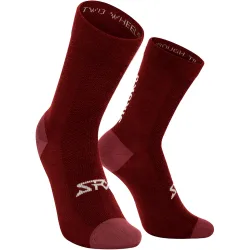 Srx calcetines ciclismo Rojo (L)