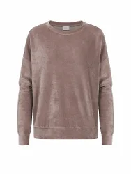 Loungewear Sweater VELVET DREAM dark truffel marrón claro L
