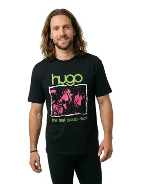 Hugo T-shirt à Manches Courtes Nopix 10261710 01 Blue Black M