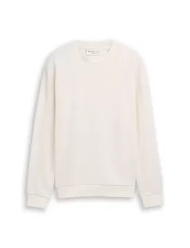 Structured crew neck male