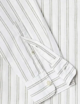 Camisa rayas fit regular de lino - Pepe Jeans - FashionsVida