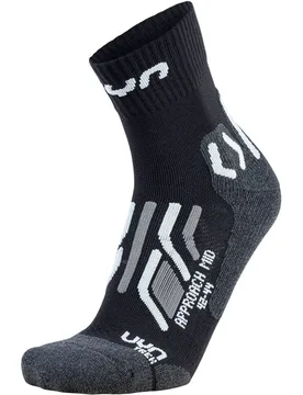 Trekking Approach Mid Herren Socken, schwarz 42/44 - Uyn - FashionsVida