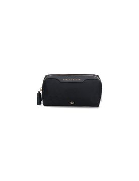 Recycled Nylon Bag with Leather Detail