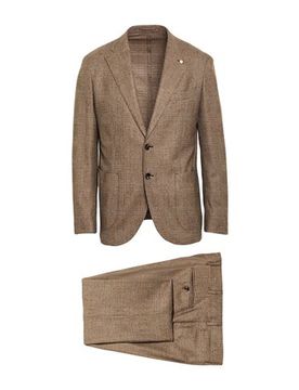 Anzug Herren Hellbraun 52 Herren