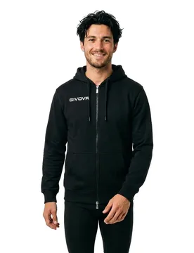 Sweat-shirt à Zip King Black L Homme - Givova - FashionsVida