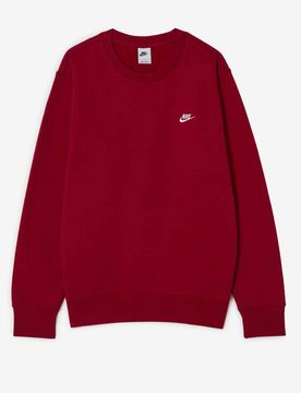 Sweat Crew Club rouge/blanc s
