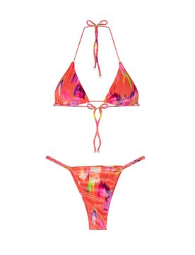Bikini Triangolo Fantasia Arancio MF24-0020X1