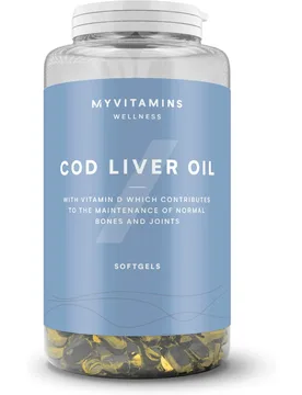 Aceite de Hígado de Bacalao Cápsulas blandas - 90Cápsulas - Myvitamins - FashionsVida