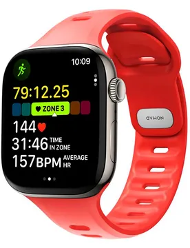 Sangle Tempo Band 46mm Coral One Size unisex