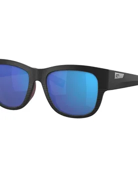 Caleta Mirrored Polarized Sunglasses Net Black Copper Silver Mirror 580G/CAT2 Women - Costa - FashionsVida