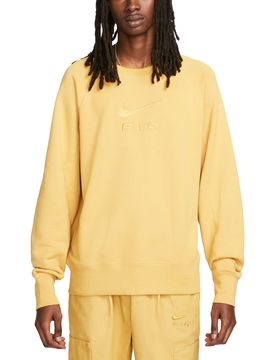 Sportswear Air French Terry Crew Wheat Gold XL Herren