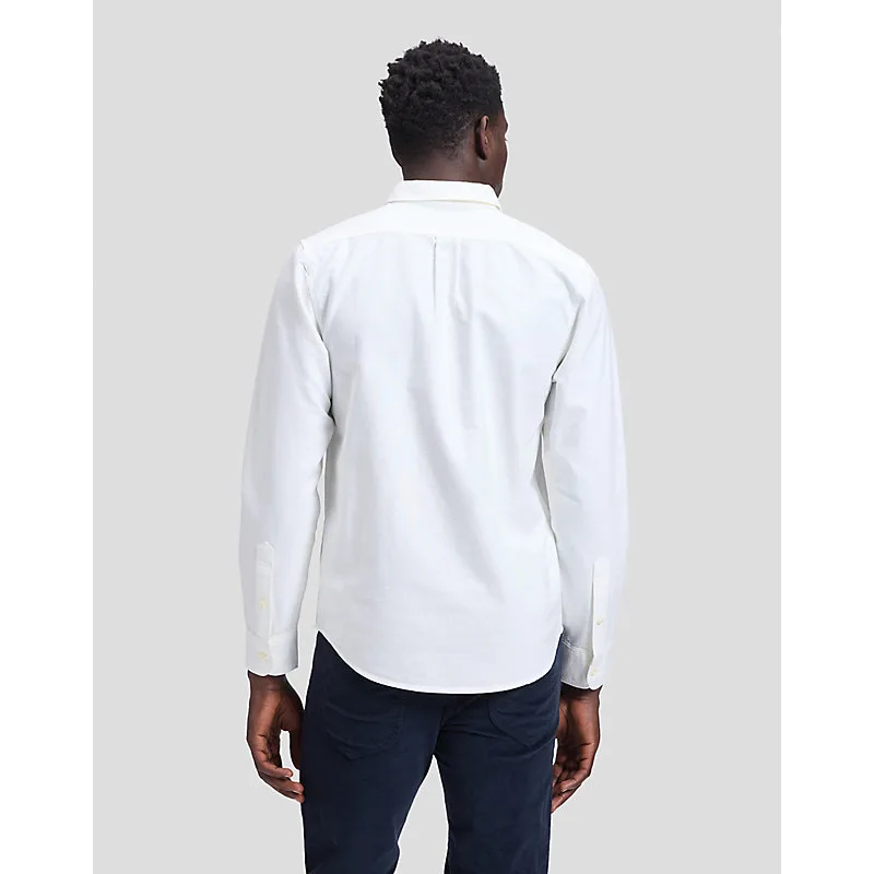 Regular Fit Button Down Shirt Bright White Größe S male - Lee - FashionsVida