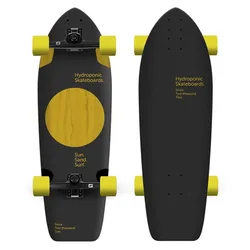 Surfskate Square 30´´ Lunar Black / Yellow 10 Pouces unisex