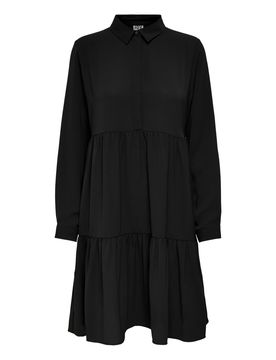 JDY Vestido camisero 'Piper' negro