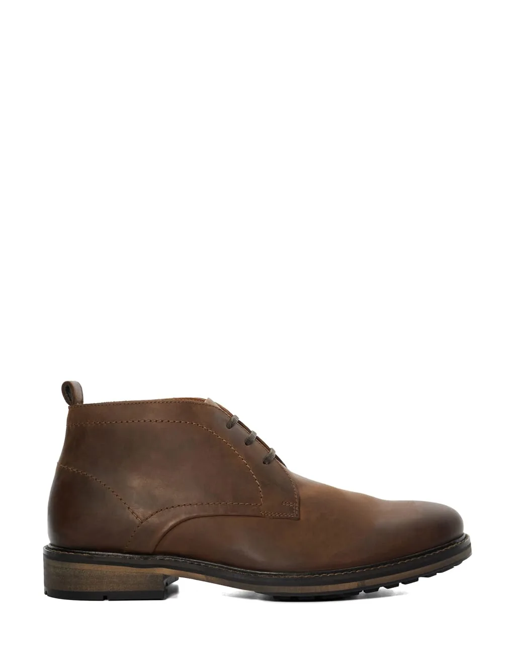 Leather Chukka Boots Brown male - Dune london - FashionsVida
