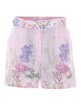 Pantaloncini viola viola Ibiza rosa