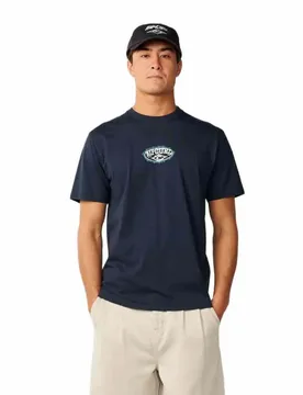 T-shirt à Manches Courtes Disorder Oval Navy XL - Rip curl - FashionsVida