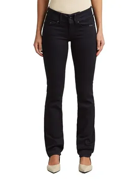 Jeans Midge Slim Straight Fit Pitch Black 27