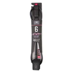 Leash De Surf One Xt Slim Line Lightweight Comp 6´0 Surfboard Black 6´0´´ unisex